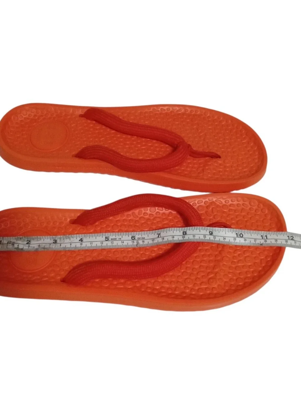 Allbirds Sugar Zeffer 2 Unisex Flip Flop Orange Approx. Size 12 See Measurements